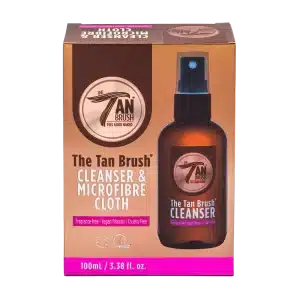 The Tan Brush Cleanser & Microfibre Cloth